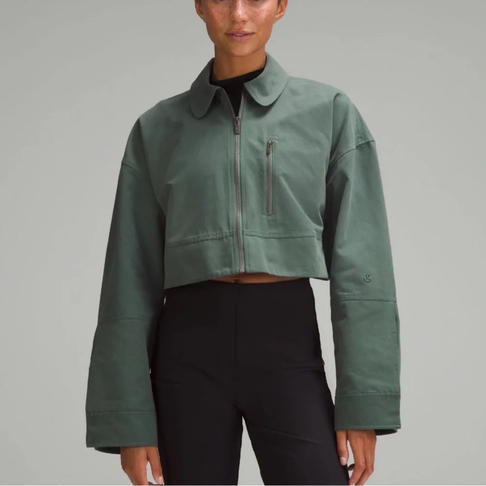 NWT Lululemon Glyde 2-in-1 Adaptable Jacket in Dark Forest Size XS - Picture 7 of 16